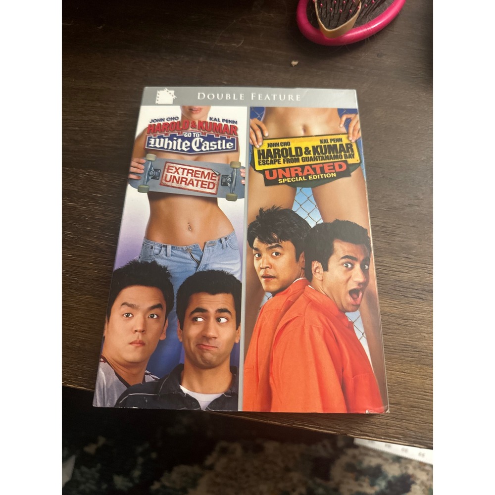 Harold & Kumar Double Feature DVD‎ Unrated Go To White Castle Guantanamo Bay